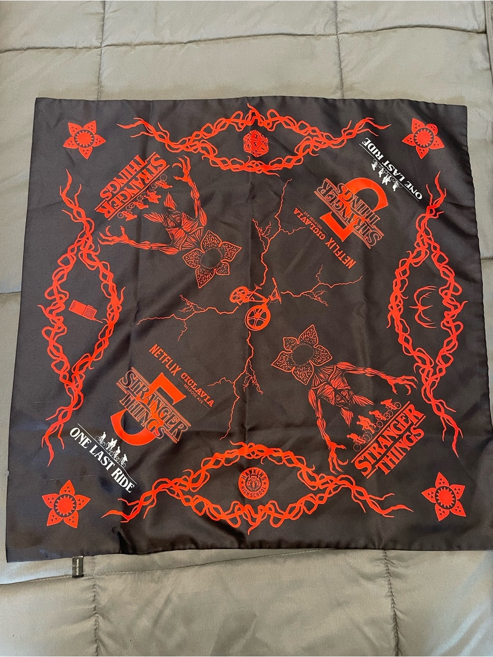 Netflix x CicLAvia: Stranger Things 5 One Last Ride Promotional Bandana